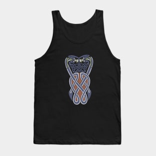 Book of Kells Knot Work, Celtic Knot Serpents Tank Top